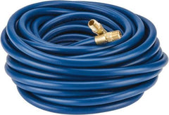 Continental ContiTech - 1/4" ID x 1/2" OD 50' Long Multipurpose Air Hose - MNPT x MNPT Ends, 300 Working psi, -10 to 158°F, 1/4" Fitting, Blue - Apex Tool & Supply