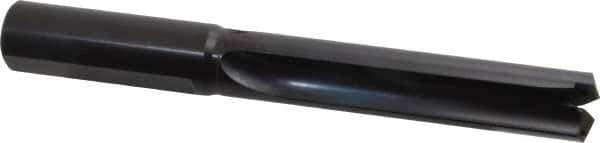 Allied Machine and Engineering - Series 2.5, 1-3/16 to 1-3/8" Diam, 1-1/4" Diam Straight Shank, Straight Flute Spade Drill - 5-3/8" Max Depth, 6-41/64" Body Length, 10" OAL, Intermediate Length, Through Coolant - Apex Tool & Supply