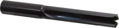 Allied Machine and Engineering - Series 2.5, 1-3/16 to 1-3/8" Diam, 1-1/4" Diam Straight Shank, Straight Flute Spade Drill - 5-3/8" Max Depth, 6-41/64" Body Length, 10" OAL, Intermediate Length, Through Coolant - Apex Tool & Supply
