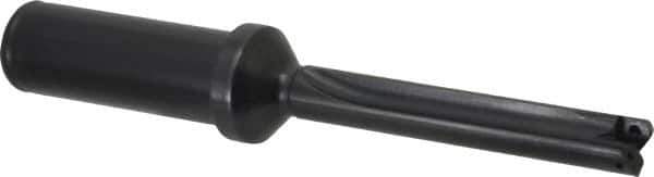 Allied Machine and Engineering - Series Z, 7/16 to 1/2" Diam, 3/4" Diam Straight Shank with Flange, Straight Flute Spade Drill - 2-3/8" Max Depth, 3-5/8" Body Length, 5-9/16" OAL, Standard Length, Through Coolant - Apex Tool & Supply