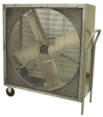 TPI - 42" Blade, Belt Drive, 3/4 hp, 18,200 CFM, Floor Stand Blower with Wheels - 11 Amps, 120 Volts, 1 Speed, Single Phase - Apex Tool & Supply