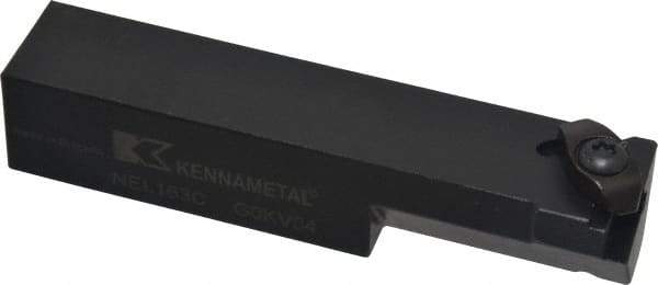 Kennametal - Internal/External Thread, Left Hand Cut, 1" Shank Width x 1" Shank Height Indexable Threading Toolholder - 5" OAL, N.3R Insert Compatibility, NE Toolholder, Series Top Notch - Apex Tool & Supply