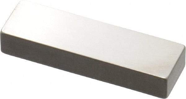 Mitutoyo - 0.19" Rectangular Steel Gage Block - Accuracy Grade AS-1, Includes Certificate of Inspection - Apex Tool & Supply