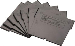 Quantum Storage - 4.1" Wide x 4" High, Black Bin Divider - Use with Quantum Storage Systems - Shelf Bin QSB101, 103, 105 - Apex Tool & Supply