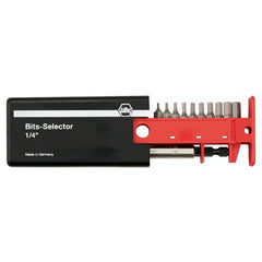 Hex Inch Bit Selector Set 1/16″-1/4″, Magnetic 1/4″ Bit Holder in Plastic Storage Box - Apex Tool & Supply