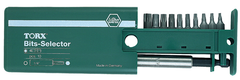 11 Piece - T7s; T8s; T9s; T10s; T15s; T20s; T25s; T27s; T30s; T40s - Magnetic 1/4" Bit Holder - Security Torx Bit Selector Set in Plastic Storage Box - Apex Tool & Supply