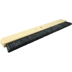 24″ Cement Finishing Brush, Wood Block, Black Polypropylene Fill, 3-1/4″ Trim - Apex Tool & Supply