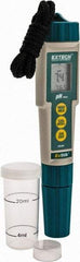 Extech - 0 to 14 pH, pH Meter - Flat Surface pH Meter Probe, Accurate up to 0.01 pH - Apex Tool & Supply