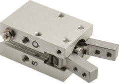 SMC PNEUMATICS - M5x0.8 Double Action Air Gripper - Internal & External Angular Gripper, 15 to 87 psi - Apex Tool & Supply