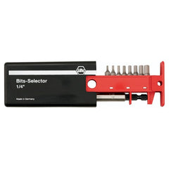 Hex Metric Bit Selector Set 1.5-8.0 mm, Magnetic 1/4″ Bit Holder in Plastic Storage Box - Apex Tool & Supply