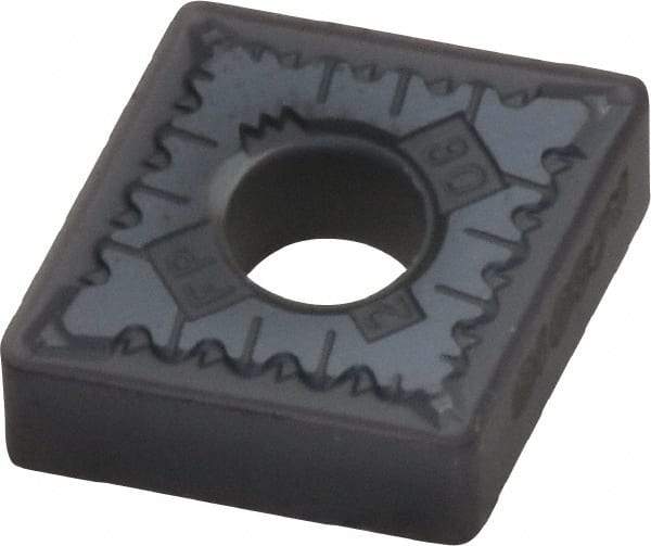 Kennametal - CNMG432 FP Grade KC5010 Carbide Turning Insert - TiAlN Finish, 80° Diamond, 1/2" Inscr Circle, 3/16" Thick, 1/32" Corner Radius - Apex Tool & Supply