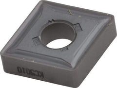 Kennametal - CNMG643 MP Grade KC5010 Carbide Turning Insert - TiAlN Finish, 80° Diamond, 3/4" Inscr Circle, 1/4" Thick, 3/64" Corner Radius - Apex Tool & Supply