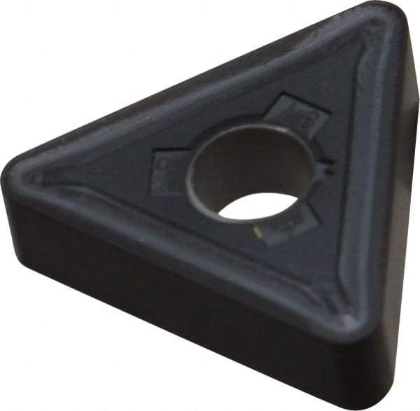 Kennametal - TNMG434 MP Grade KC5010 Carbide Turning Insert - TiAlN Finish, 60° Triangle, 1/2" Inscr Circle, 3/16" Thick, 1/16" Corner Radius - Apex Tool & Supply
