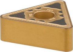 Kennametal - TNMG666 RN Grade KC9110 Carbide Turning Insert - TiCN/Al2O3/TiCN/TiN Finish, 60° Triangle, 3/4" Inscr Circle, 3/8" Thick, 3/32" Corner Radius - Apex Tool & Supply