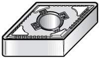Kennametal - DNMG442 FN Grade KT315 Cermet Turning Insert - TiN/TiCN/TiN Finish, 55° Diamond, 1/2" Inscr Circle, 1/4" Thick, 1/32" Corner Radius - Apex Tool & Supply