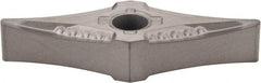 Kennametal - VNMG332 MS Grade K313 Carbide Turning Insert - Uncoated, 35° Diamond, 3/8" Inscr Circle, 3/16" Thick, 1/32" Corner Radius - Apex Tool & Supply