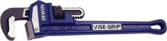Irwin - 14" Cast Iron Straight Pipe Wrench - 2" Pipe Capacity - Apex Tool & Supply