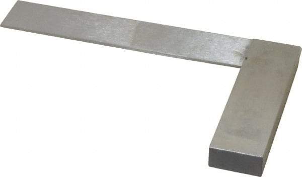 SPI - 4" Blade Length, 3" Base Length Spring Steel Square - 0.0006" (Parallel) & 0.0012" (Square) Accuracy - Apex Tool & Supply