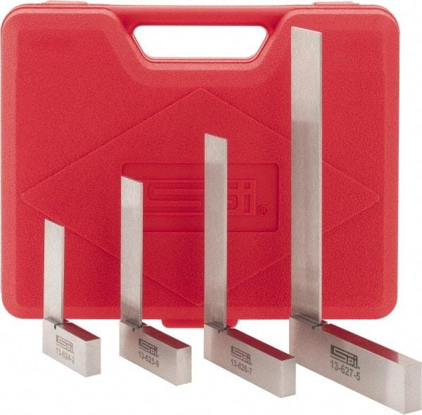 SPI - 4 Piece, 2, 2-1/2, 3, 4 Inch Base Length, 2, 3, 4, 6 Inch Blade Length, Square Set - Apex Tool & Supply