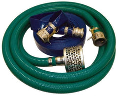 Alliance Hose & Rubber - Suction and Discharge Pump Hose Kits - For Use with 2 Inch Pumps with Cam and Groove Couplings - Apex Tool & Supply