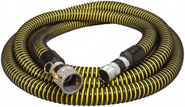 Alliance Hose & Rubber - -40 to 140°F, 2" Inside x 2.76" Outside Diam, Polyethylene Liquid Suction & Discharge Hose - Apex Tool & Supply