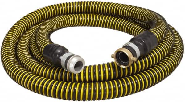 Alliance Hose & Rubber - -40 to 140°F, 1-1/2" Inside x 2.17" Outside Diam, Polyethylene Liquid Suction & Discharge Hose - Apex Tool & Supply