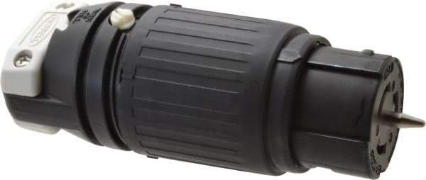 Hubbell Wiring Device-Kellems - 480 VAC, 50 Amp, NonNEMA Configuration, Industrial Grade, Self Grounding Connector - 1 Phase, 2 Poles, IP20, 0.83 to 1-1/4 Inch Cord Diameter - Apex Tool & Supply