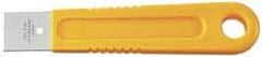 Olfa - Stainless Steel 1-Edge Scraper - 1" Blade Width x 1" Blade Length, 6-5/16" Long Handle - Apex Tool & Supply