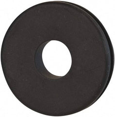 Made in USA - 1-1/2" OD, 5/16" Thick Military Specification Grommet - Buna-N Rubber, 1-1/4" Slot Diam x 1/8" Slot Width - Apex Tool & Supply
