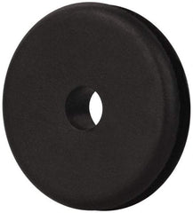 Made in USA - 7/8" OD, 3/16" Thick Military Specification Grommet - Buna-N Rubber, 5/8" Slot Diam x 1/16" Slot Width - Apex Tool & Supply