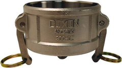 Dixon Valve & Coupling - 4" Stainless Steel Cam & Groove Suction & Discharge Hose Dust Cap For Use with Adapters - Part DC, 100 Max psi - Apex Tool & Supply