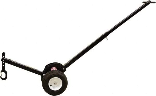 Mag-Mate - 400 Lb Load Capacity, Lift Magnet Dolly - 12" High x 41" Long x 13" Wide - Apex Tool & Supply