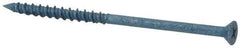 Elco - 3/16" Diam, 3-3/4" OAL, Phillips Drive, Concrete Screw & Masonry Fastener - Steel, Blue StalGard Finish, Includes #2 Drill Bit - Apex Tool & Supply