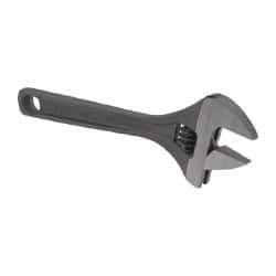 Paramount - 15/16" Jaw Capacity, 6" Standard Adjustable Wrench - Chrome Vanadium Steel, Black Finish - Apex Tool & Supply