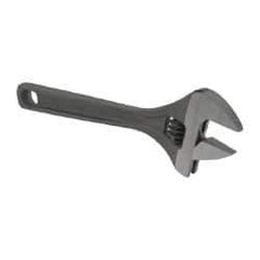 Paramount - 15/16" Jaw Capacity, 6" Standard Adjustable Wrench - Chrome Vanadium Steel, Black Finish - Apex Tool & Supply