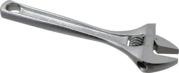 Paramount - 15/16" Jaw Capacity, 6" Standard Adjustable Wrench - Chrome Vanadium Steel, Chrome Finish - Apex Tool & Supply
