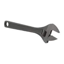 Paramount - 1-5/16" Jaw Capacity, 10" Standard Adjustable Wrench - Chrome Vanadium Steel, Black Finish - Apex Tool & Supply