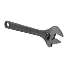 Paramount - 1-1/2" Jaw Capacity, 12" Standard Adjustable Wrench - Chrome Vanadium Steel, Black Finish - Apex Tool & Supply