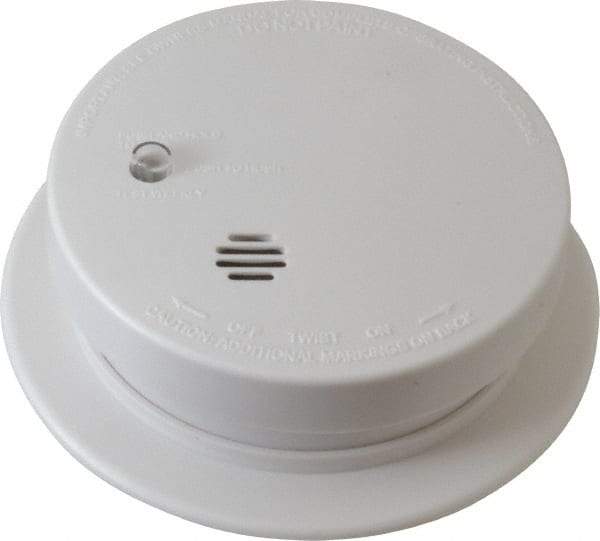 Kidde - 4 Inch Diameter, Smoke Alarm - 85 dB Decibel Rating, 9V Battery Included, Wall or Ceiling Mount, Tamper Resistant - Apex Tool & Supply