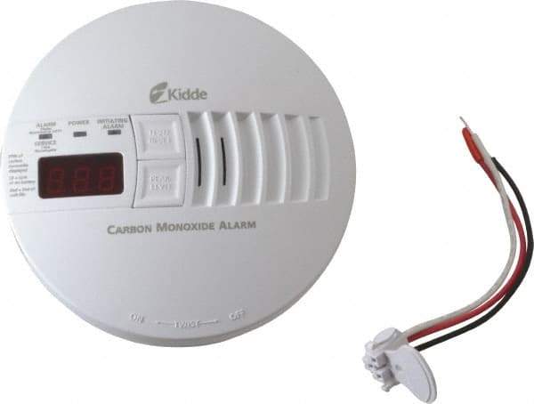 Kidde - AC, DC Wire In 120 Volt Carbon Monoxide Alarm - 85 dB Decibel Rating, 9V Battery Not Included, Tamper Resistant, Interconnectable - Apex Tool & Supply