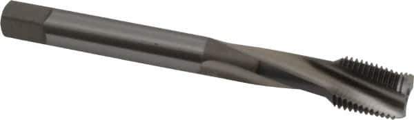 OSG - 1/2-20 UNF 3 Flute 2B Bottoming Spiral Flute Tap - Vanadium High Speed Steel, TiCN Finish, 100mm OAL, Right Hand Flute, Right Hand Thread, Series 13013 - Apex Tool & Supply