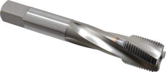 OSG - 3/4-16 UNF 4 Flute 2B Bottoming Spiral Flute Tap - Vanadium High Speed Steel, TiCN Finish, 110mm OAL, Right Hand Flute, Right Hand Thread, Series 13013 - Apex Tool & Supply