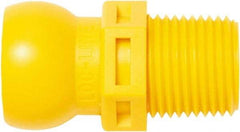 Loc-Line - 1/2" Hose ID, Male to Female Coolant Hose Connector - 3/8" NPT, For Loc-Line Modular Hose Systems - Apex Tool & Supply