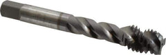 OSG - 1/2-13 UNC 3 Flute 2B Modified Bottoming Spiral Flute Tap - Vanadium High Speed Steel, TiCN Finish, 3-3/8" OAL, Right Hand Flute, Right Hand Thread, H5, Series 290 - Apex Tool & Supply
