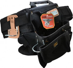 CLC - 47 to 55" Waist Tool Belt - 16 Pocket, 5" Wide, Black, Nylon - Apex Tool & Supply