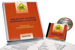 Marcom - Dealing with the Media in Emergency Situations, Multimedia Training Kit - 45 min Run Time CD-ROM, English & Spanish - Apex Tool & Supply