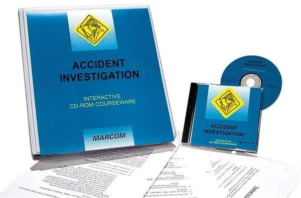 Marcom - Accident Investigation, Multimedia Training Kit - CD-ROM, English - Apex Tool & Supply