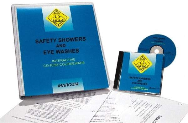 Marcom - Safety Showers and Eye Washes, Multimedia Training Kit - CD-ROM, English - Apex Tool & Supply