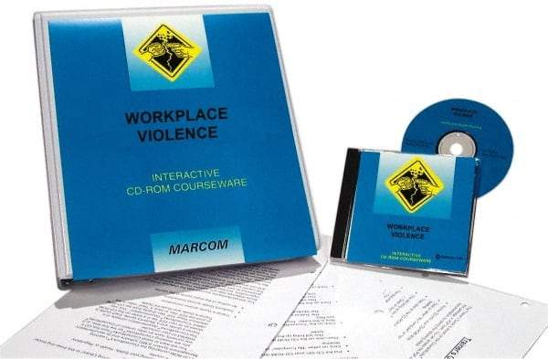 Marcom - Preventing Workplace Violence, Multimedia Training Kit - 45 min Run Time CD-ROM, English & Spanish - Apex Tool & Supply
