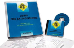 Marcom - Using Fire Extinguishers, Multimedia Training Kit - 45 min Run Time CD-ROM, English & Spanish - Apex Tool & Supply